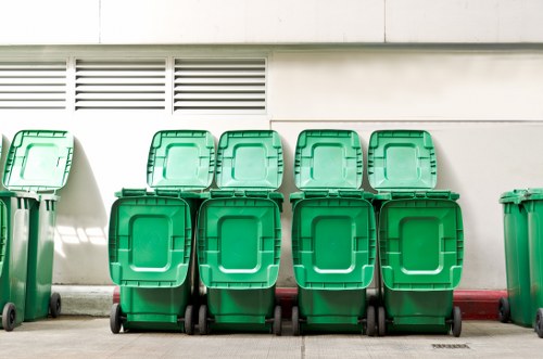 Recycling facilities processing demolition materials